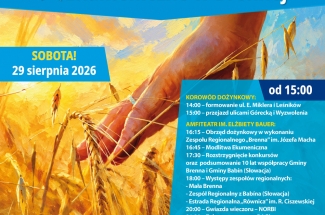 plakat dożynki Brenna